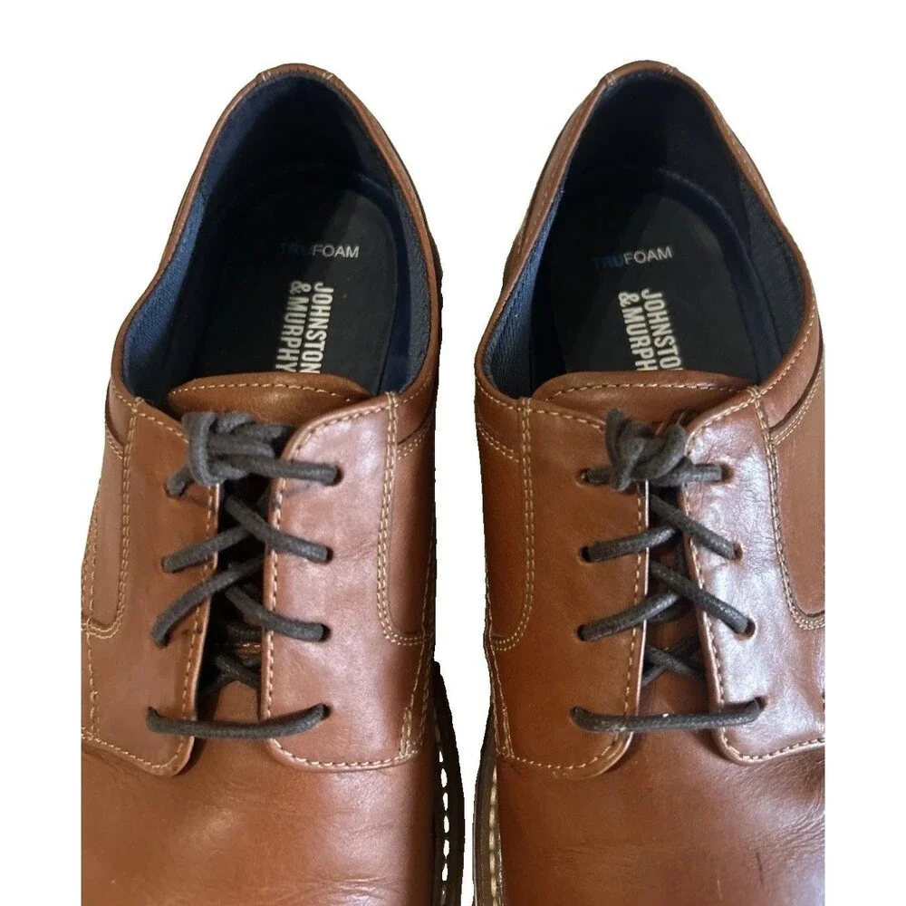 Johnston & Murphy leather trufoam